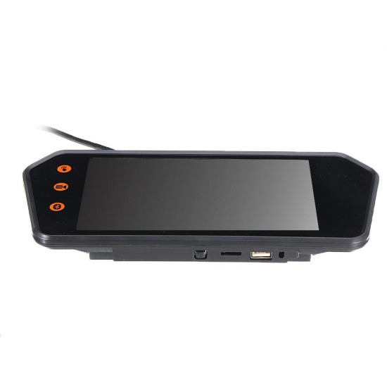 7 Inch LED Car Monitor bluetooth Touch Screen MP5 Player 16 : 9 Support TF Card USB Port FM Transmitter