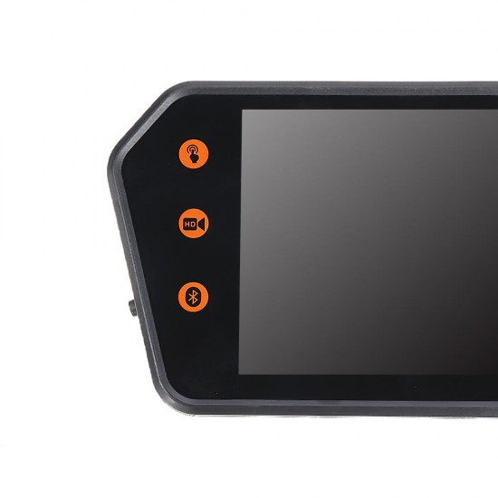 7 Inch LED Car Monitor bluetooth Touch Screen MP5 Player 16 : 9 Support TF Card USB Port FM Transmitter