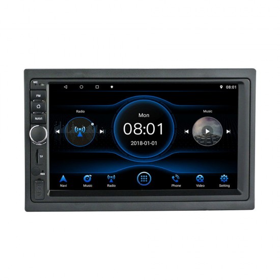 7 Inch for Android 8.1 Car Radio Stereo Quad Core 1+16G GPS Touch Screen HD bluetooth Hands-free OBD2 Support Rear View Camera 7 Inch for Android 8.1 Car Radio Stereo Quad Core 1+16G GPS Touch Screen HD bluetooth Hands-free OBD2 Support Rear View Camera