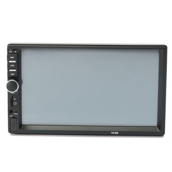 7018B 7Inch 2Din Car MP5 Player HD Touch Screen Stereo Radio MP3 FM USB bluetooth with Backup Camera