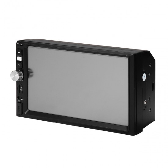 7080B 7 Inch 1080P 2DIN Car MP5 Player HD Touch Screen bluetooth Hands-free with TF Square Camera