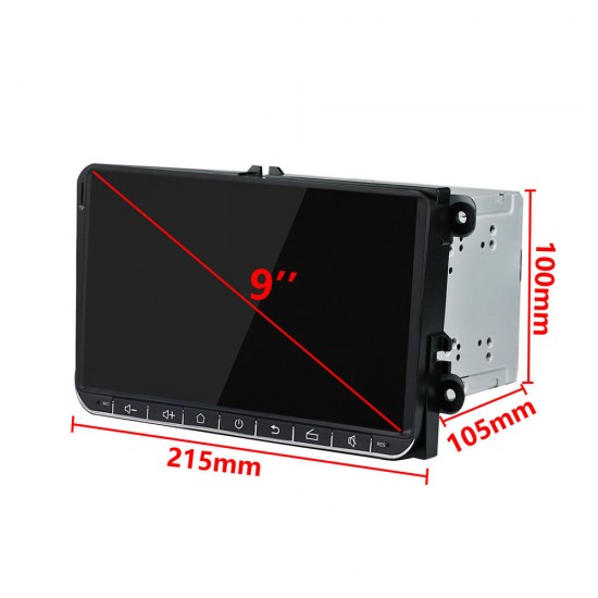 9 Inch 1080P 2 Din Car MP5 Player FM/DAB+Autolink European Digital Radio Recevior for Volkswagen 9 Inch 1080P 2 Din Car MP5 Player FM/DAB+Autolink European Digital Radio Recevior for Volkswagen