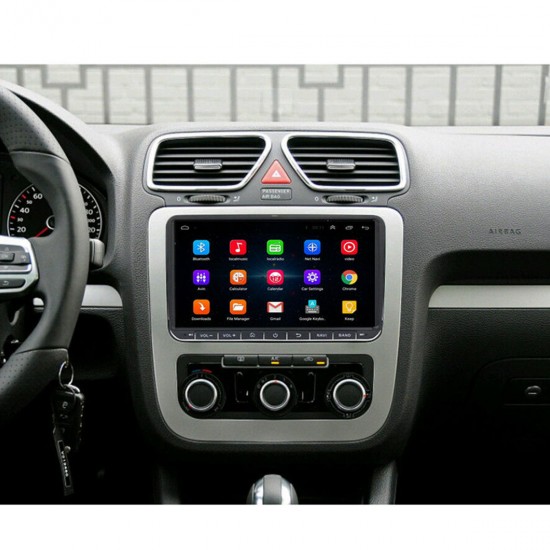 9 Inch 2 DIN for Android 8.1 Car Stereo Quad Core 1+16G Radio Touch Screen GPS bluetooth WIFI for VW Skoda Seat