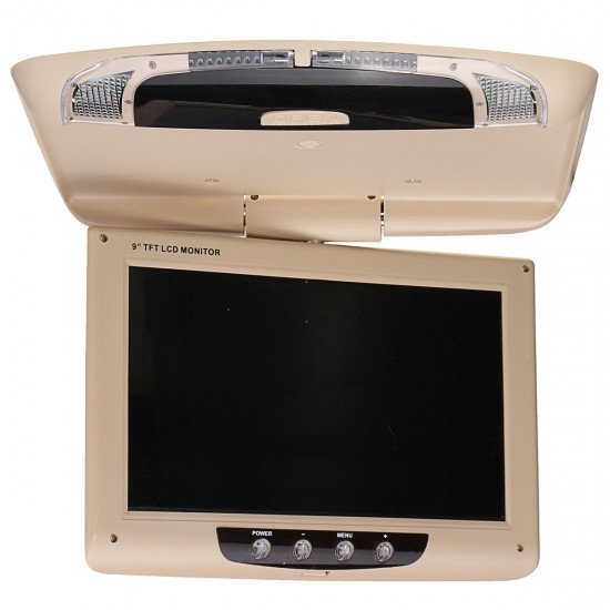 9 Inch Car Roof Mount Overhead Flip Down Monitor DVD CD Player Transmitter Games 9 Inch Car Roof Mount Overhead Flip Down Monitor DVD CD Player Transmitter Games