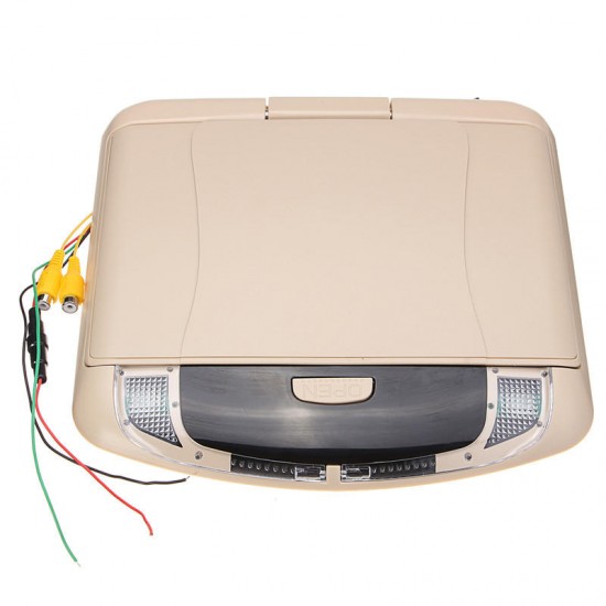 9 Inch Car Roof Mount Overhead Flip Down Monitor DVD CD Player Transmitter Games 9 Inch Car Roof Mount Overhead Flip Down Monitor DVD CD Player Transmitter Games