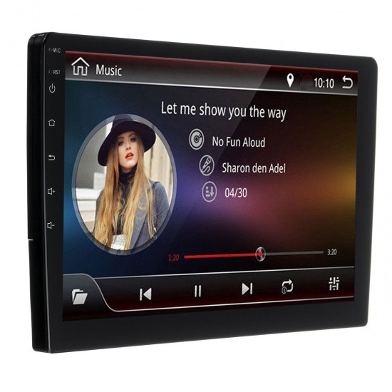 9.0 inch 2Din For Android 8.1 Car Radio Stereo Mutimedium Player 4 Core 2GB+32GB GPS 4G bluetooth WiFi Touch Screen AM FM 180° Wide Angle
