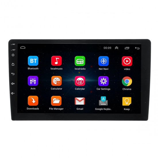 9.0 inch For Android 8.1 Car Radio Stereo Muti-medium Player 8 Core 1+16G 2+32G GPS 4G bluetooth WiFi Touch Screen AM FM 180° Wide Angle