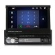 9601G 7 Inch 1DIN Wince Car MP5 Player Retractable Flip Stereo Radio bluetooth GPS USB AUX with Backup Camera