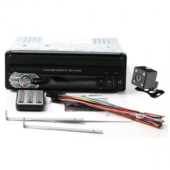 9601G 7 Inch 1DIN Wince Car MP5 Player Retractable Flip Stereo Radio bluetooth GPS USB AUX with Backup Camera 9601G 7 Inch 1DIN Wince Car MP5 Player Retractable Flip Stereo Radio bluetooth GPS USB AUX with Backup Camera