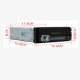 9601G 7 Inch 1Din for Wince Car Radio Stereo MP5 Player GPS FM WiFi USB DVR With 4LEDs Rearview Camera NA/ AU/ EU/ SA Map Card