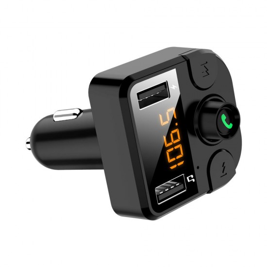 BT36B Dual USB Car Charger bluetooth FM Transmitter LED MP3 Player Wireless Modulator Handsfree Calling TF Card for Phone