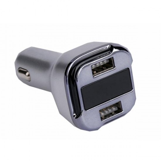 BT510 QC 2.0 Car Charger LED Screen Display Dual USB Automobile Battery Voltage Detection