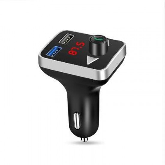 Car Charger MP3 Player bluetooth 4.2+EDR Stereo A2DP FM Transmitter LED Screen Support Hands-free USB