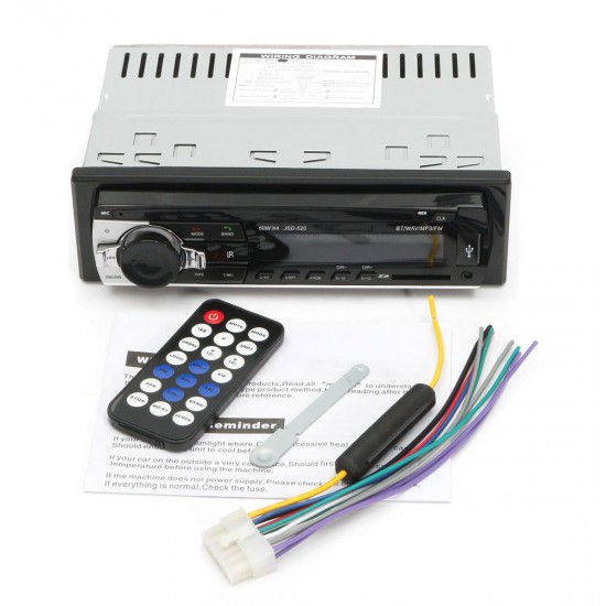JSD-520 24V Car Stereo Radio MP3 Player Auto Audio bluetooth Hands-free AUX SD USB FM JSD-520 24V Car Stereo Radio MP3 Player Auto Audio bluetooth Hands-free AUX SD USB FM