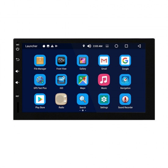 MD-RT1009 Android 8.0 Car Radio Stereo 7 Inch Capacitive Touch Screen Car GPS Navigation