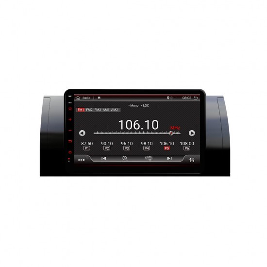PX6 8.0 Inch 2 DIN 4+64G for Android 9.0 Car MP5 Player 6 Core Touch Screen bluetooth Radio GPS Carema For BMW 5(E39) 1995-2003 BMW X5(E53) 2000-2006 PX6 8.0 Inch 2 DIN 4+64G for Android 9.0 Car MP5 Player 6 Core Touch Screen bluetooth Radio GPS Carema For BMW 5(E39) 1995-2003 BMW X5(E53) 2000-2006
