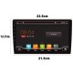 PX6 9 Inch 1DIN for Android 9.0 Car Stereo Radio 8 Core 4+64G Touch Screen GPS Navigation bluetooth RDS FM AM