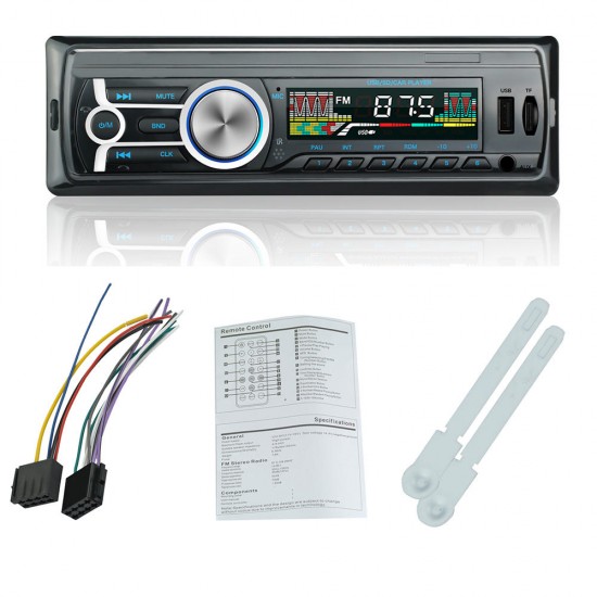 RM-JQ1784 Car Stereo Radio Receiver Auto MP3 Player Support bluetooth Hands-free FM With USB SD 12V