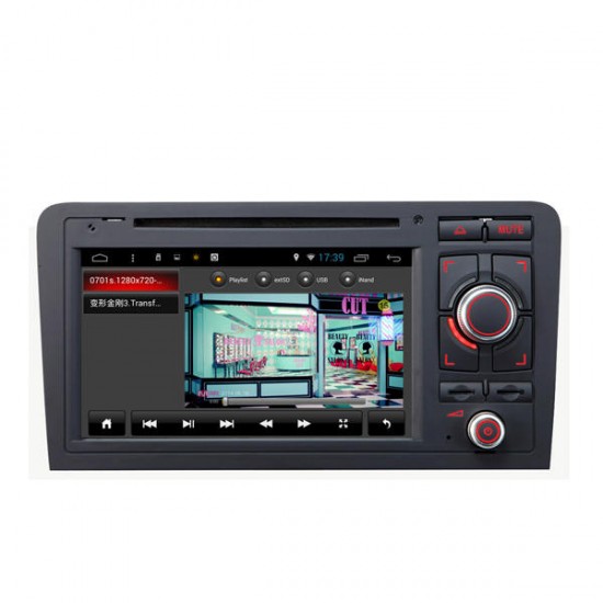 SA-703 Car DVD Music MP3 MP4 Player FM AUX in Capacitive Touch Screen Android for Audi A3 2003 to 20