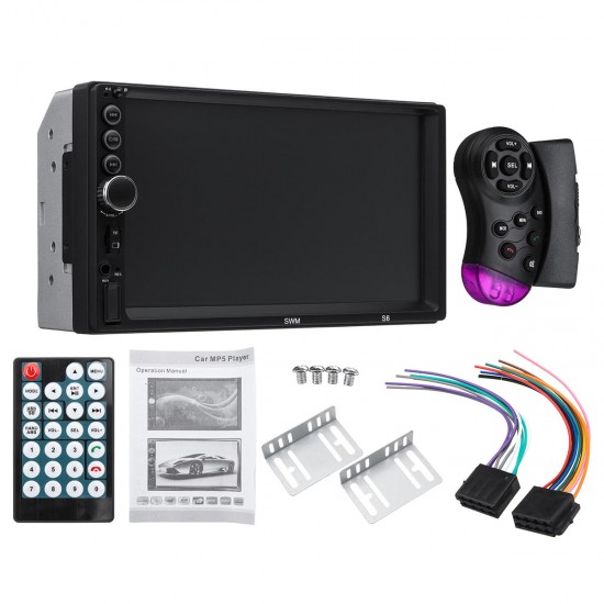 SWM-S6 7 Inch 2Din WINCE Car Stereo Radio Auto MP5 Player bluetooth Touch Screen Hands-free USB FM AUX TF Support Mobile Interconnection SWM-S6 7 Inch 2Din WINCE Car Stereo Radio Auto MP5 Player bluetooth Touch Screen Hands-free USB FM AUX TF Support Mobile Interconnection