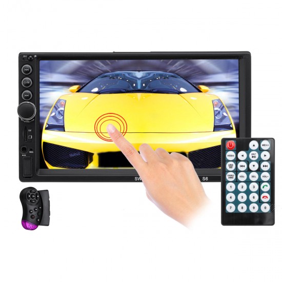 SWM-S6 7 Inch 2Din WINCE Car Stereo Radio Auto MP5 Player bluetooth Touch Screen Hands-free USB FM AUX TF Support Mobile Interconnection