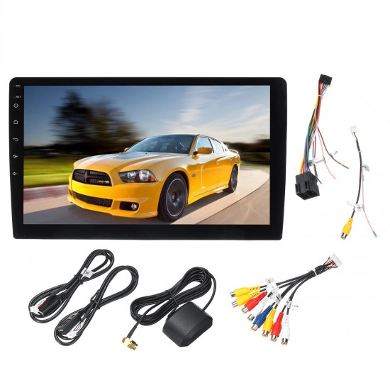 T3 10.1 Inch for Android 8.1 Car MP5 Player Quad Core 1+16G Stereo Radio GPS bluetooth WiFi Rear Carema