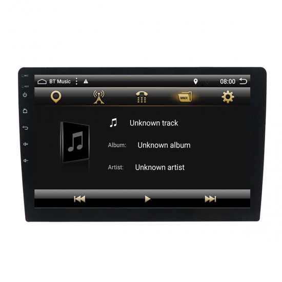 T3 9 Inch 1 Din Car Stereo Radio Android 8.1 Quad-core MP5 Player GPS bluetooth DAB+ Wifi 4G