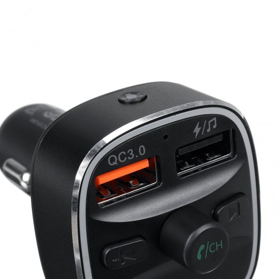 Wireless bluetooth FM Transmitter In-Car MP3 Radio Adapter Car Fast USB