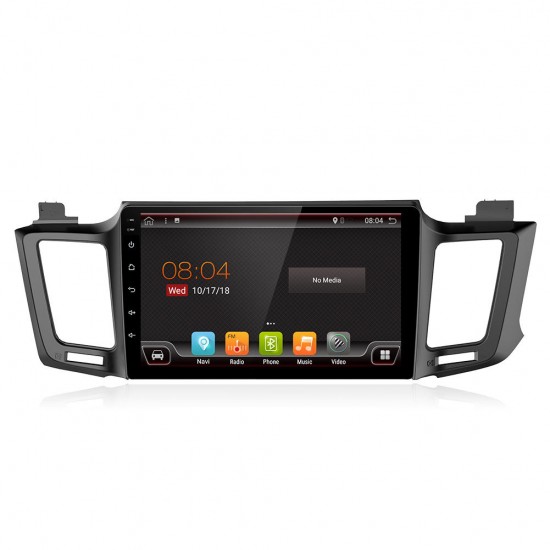 10.1 Inch 2 DIN for Android 8.0 Car Stereo 2+32G Quad Core MP5 Player GPS WIFI 4G FM AM RDS Radio for Toyota RAV4 2013-2017