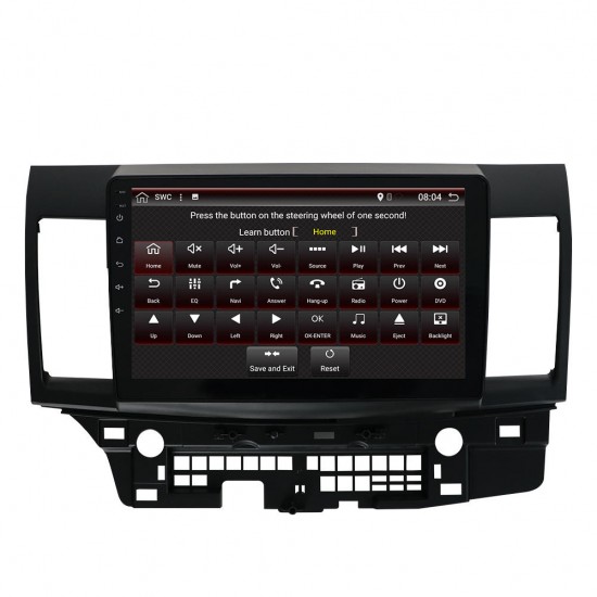 10.1 Inch 2 DIN for Android 9.0 Car Stereo 4+32G Quad Core MP5 Player GPS WIFI 4G FM AM RDS Radio for Mitsubishi Lancer