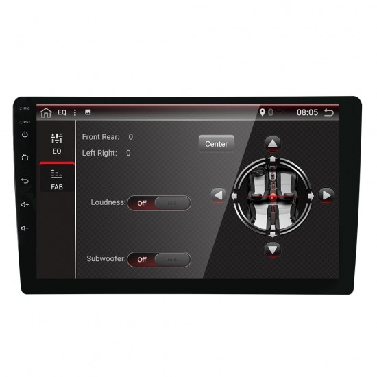 10.1 Inch 2 DIN for Android 9.0 Car Stereo Radio Player 8 Core 4+32G Touch Screen 4G bluetooth FM AM RDS Radio GPS