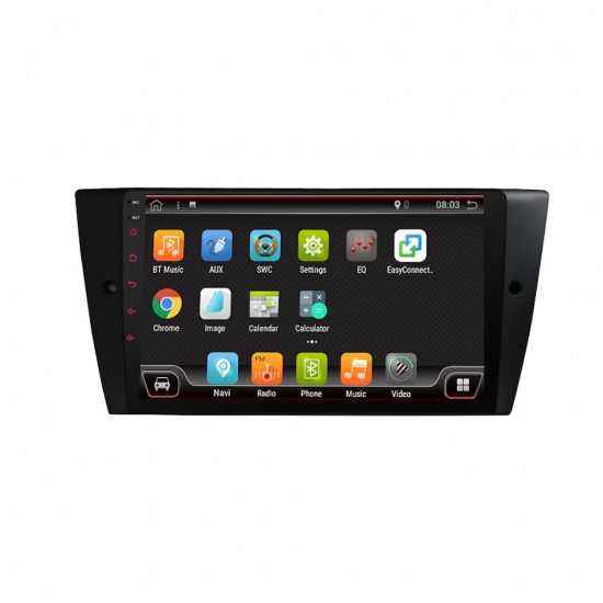 9 Inch 2 DIN For Android 9.0 8 Core 4+32G Car MP5 Player Touch Screen GPS bluetooth For BMW E90 E91 E92 E93 05-12