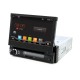 YH-214 7 Inch 1 DIN Android 10.0 Car DVD Player Retractable Touch Screen Stereo Radio 8 Core 1+32G/2+32G WIFI 4G