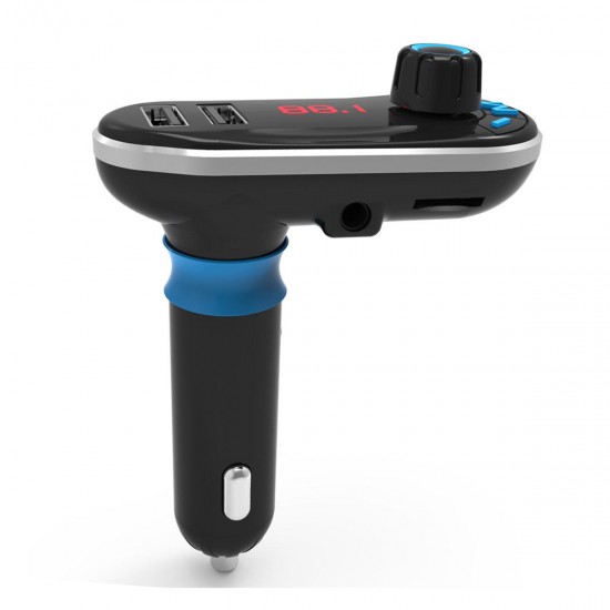 bluetooth Car Kit MP3 Player FM Transmitter Dual USB Car Charger Remote Control