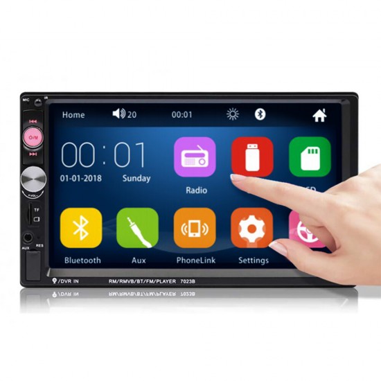 iMars 7023B 7 Inch 2 DIN Car MP5 Player Stereo Radio FM USB AUX HD bluetooth Touch Screen Support Rear Camera iMars 7023B 7 Inch 2 DIN Car MP5 Player Stereo Radio FM USB AUX HD bluetooth Touch Screen Support Rear Camera
