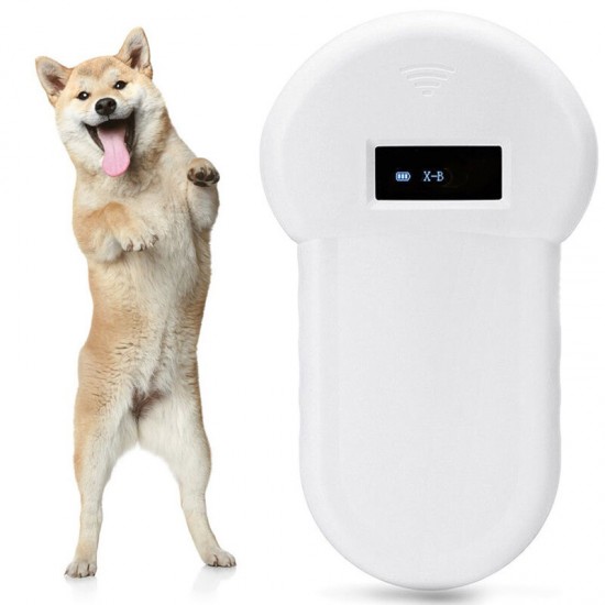 134.2Khz Dog Chip Scanner 12cm Reading Distance USB Charging Pet ID Reader
