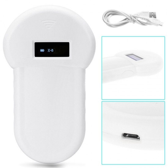 134.2Khz Dog Chip Scanner 12cm Reading Distance USB Charging Pet ID Reader