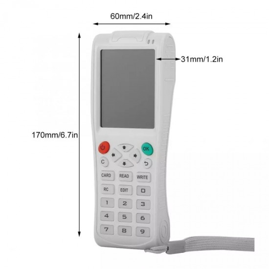 ICopy8 with Full Decode Function Smart Card Key Machine RFID Copie/Reader/Writer Duplicator