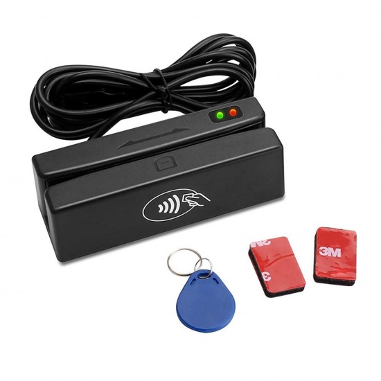 ZCS100 RFID Reader Writer Magnetic Stripe Card 3 Tracks Card Reader 13.56MHz MX53