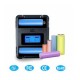 2 slots universal battery charger with USB & LCD display 26650/18650 battery charger