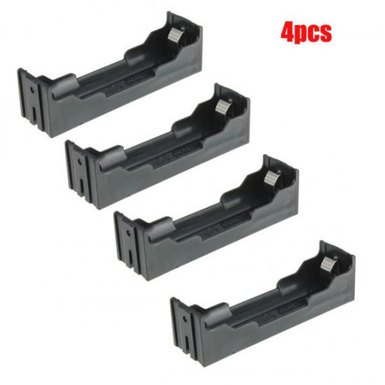 4pcs DIY Storage Box Holder Case For 1 x 18650 Rechargeable Battery 4pcs DIY Storage Box Holder Case For 1 x 18650 Rechargeable Battery