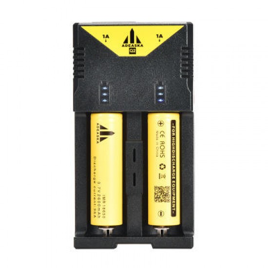 Q2 3A Intelligent Universal Smart Battery Charger for IMR/Li-ion Ni-MH/Ni-Cd Battery 18650