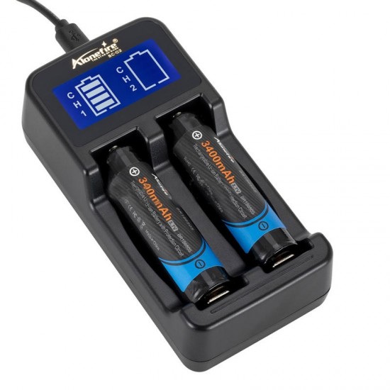 SC-02 18650 18500 Battery Charger For Li-ion Ni-MH Ni-CD 10440 14500 16340 AA AAA AAAA 3.7V 1.2V LCD Battery Charger