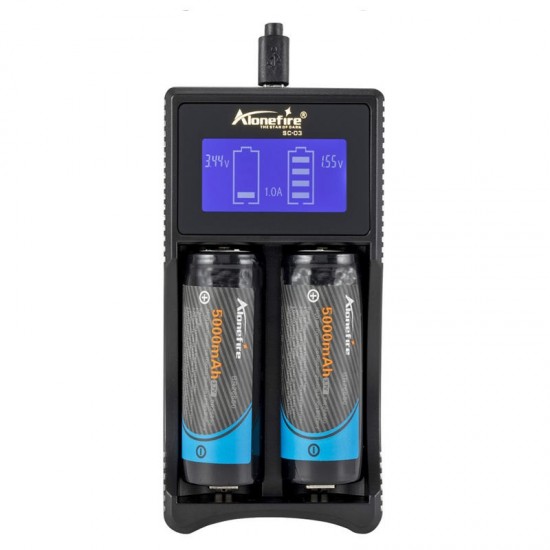 SC-03 Smart Battery Charger Li-ion Ni-MH Ni-Cd 26650 18650 14500 16340 18350 17500 AAA AA Battery Charger SC-03 Smart Battery Charger Li-ion Ni-MH Ni-Cd 26650 18650 14500 16340 18350 17500 AAA AA Battery Charger