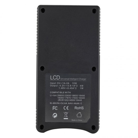 SC-03 Smart Battery Charger Li-ion Ni-MH Ni-Cd 26650 18650 14500 16340 18350 17500 AAA AA Battery Charger