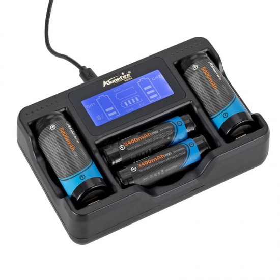 SC-04 LCD Smart Battery Charger For Li-ion Ni-MH Ni-Cd 26650 18650 14500 26650 AA AAA C 3.7 1.2V 1.5V Batteries