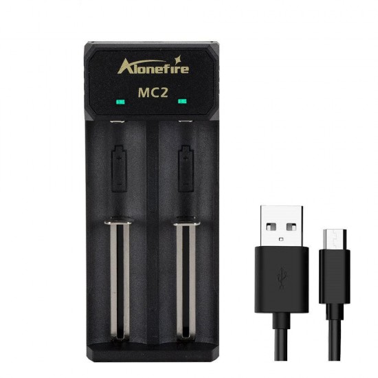 MC2 Battery Charger 2 Slot Universal Smart Chargering for Rechargeable Batteries Li-ion 18650 26650 14500 MC2 Battery Charger 2 Slot Universal Smart Chargering for Rechargeable Batteries Li-ion 18650 26650 14500