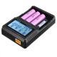 AC04 LCD Display AC/DC Smart Intelligent Universal Li-ion NiMH Flashlight Battery Charger For 18650 26650 21700 AA AAA Battery