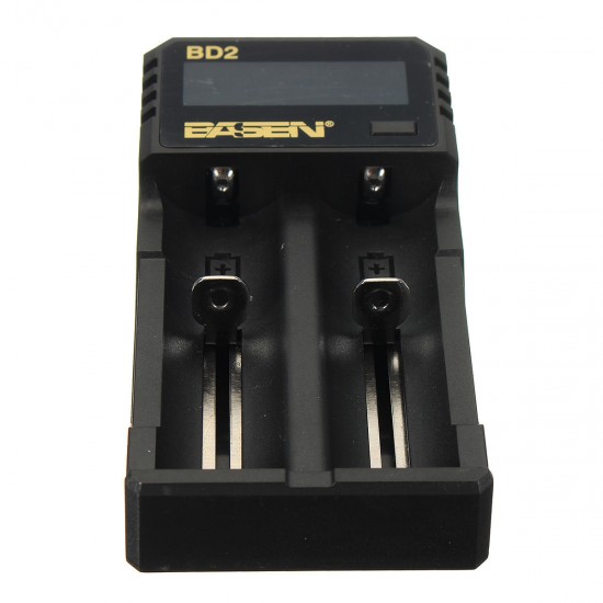 BD-2 18650 Power Battery Charger Li-on LCD Display 2 Slot USB Rechargeable BD-2 18650 Power Battery Charger Li-on LCD Display 2 Slot USB Rechargeable