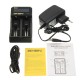 BD-2 18650 Power Battery Charger Li-on LCD Display 2 Slot USB Rechargeable